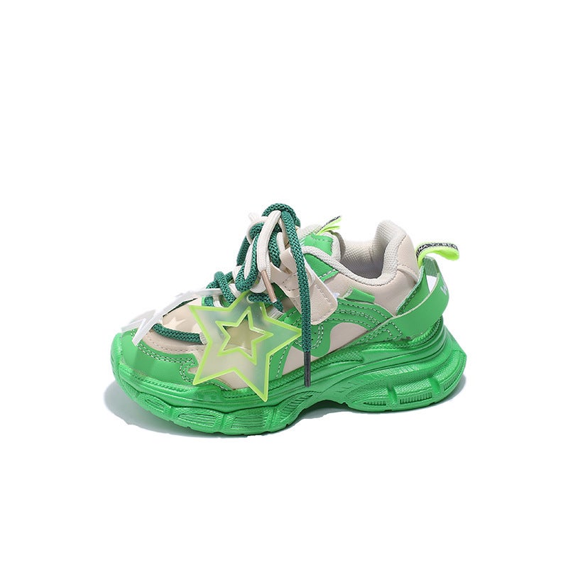 Mesh Sneakers Lightweight Flexible Sole Walking Shoes For Kids Indoor And Outdoor Activities - Image 1