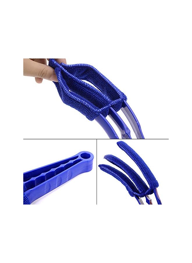 erorex 9 Pack Window Blind Cleaner Tools, 3 Pack Window Blind Duster Brush with 3 Microfiber Removable Sleeves and 3 Pack Track Cleaning Brush Ideal Kit for Shutters Blind Air Conditioner Vent Covers - Image 3