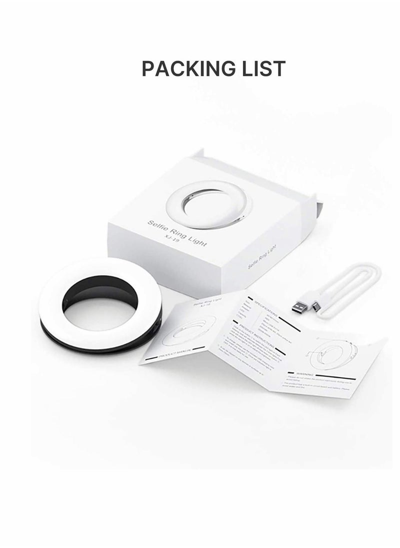 Y&D - Ring Light, Phone Selfie Light LED Mini Circle for Zoom Call, Self Broadcasting, Live Streaming, Online Meeting, Photography - Image 1
