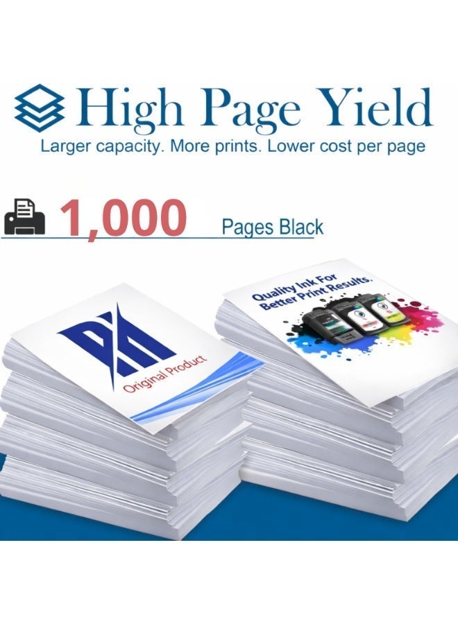 بي أتش PH 106A/107A Compatible Black Toner Cartridge Replacement for W1106A W1107A – High Yield Laser Printer Toner - Image 3