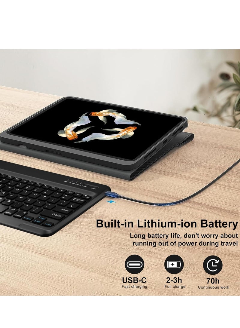 JAJEEK Keyboard Case for Samsung Galaxy Tab S9 Ultra 2023 / S8 Ultra 2022 14.6 Inch – Protective Smart Cover with S Pen Holder, Slim Bluetooth Keyboard, Durable & Lightweight Design (Black) - Image 5