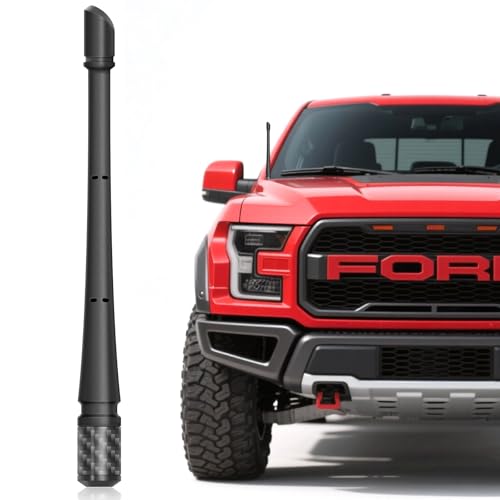 Kerros 7 Inches Short Antenna for Ford F150 2009-2025 & Bronco 2021-2025, Rubber Replacement Antenna, F150 Accessories, Internal Copper Coil for Enhanced AM/FM Reception & Car Wash Proof, Easy Installation - Image 1
