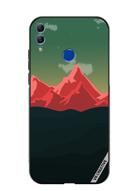 Protective Case Cover For Honor 10 Lite Mount Colorful Design Multicolour
