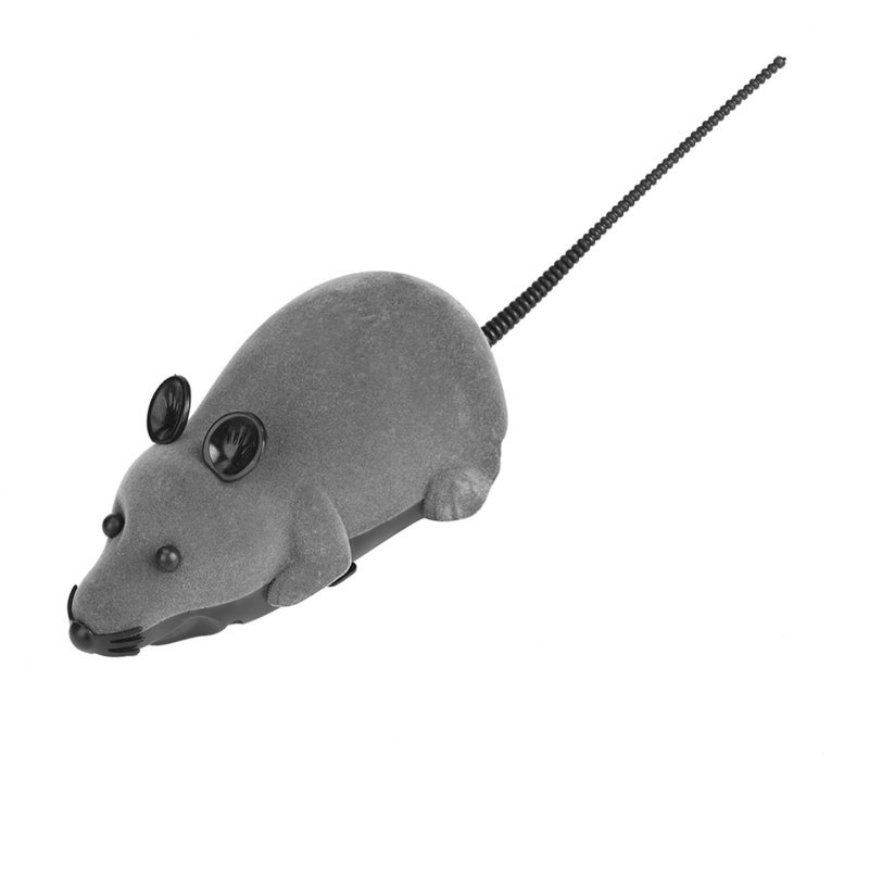 Wireless Electronic Mouse Toy: Gray ABS Plastic, Remote Controlled With 2 Modes, 7.5m Signal Range - High Simulation Realistic Appearance for Cat Dog Play & Pranks - Image 3