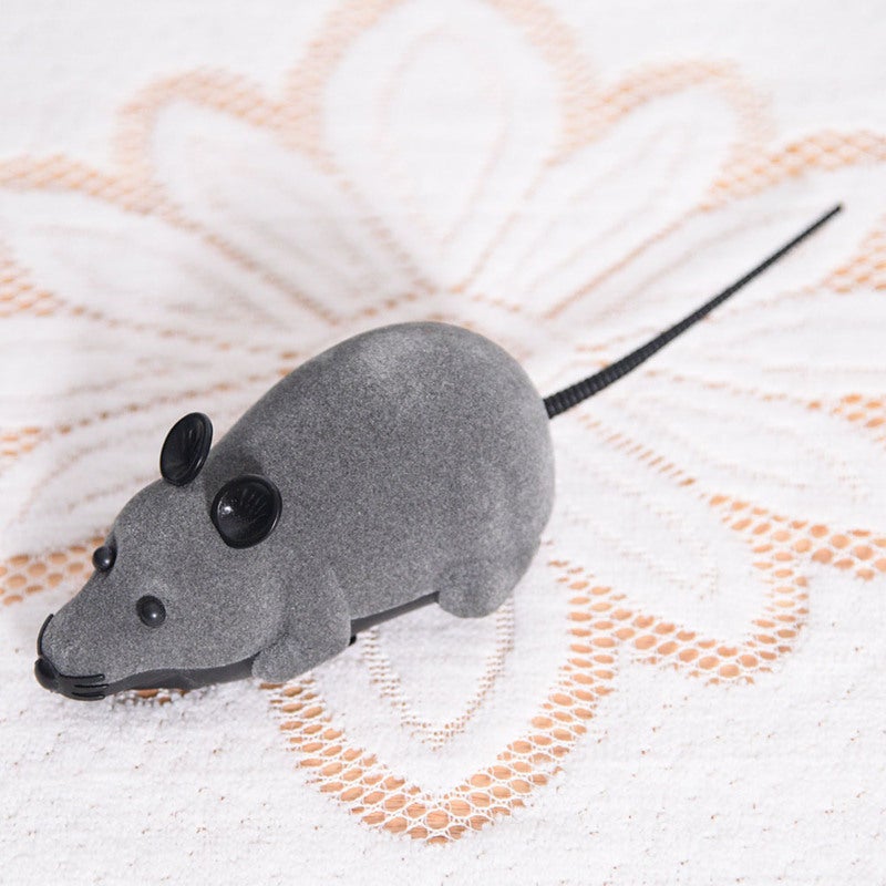 Wireless Electronic Mouse Toy: Gray ABS Plastic, Remote Controlled With 2 Modes, 7.5m Signal Range - High Simulation Realistic Appearance for Cat Dog Play & Pranks - Image 5