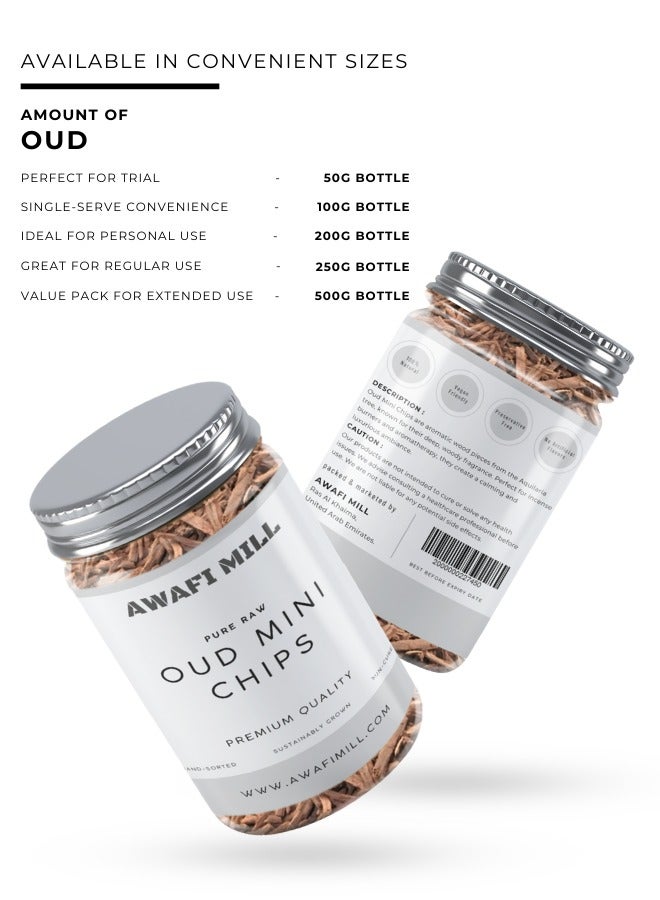 AWAFI MILL Oud Mini Chips | Natural Agarwood | Long-Lasting Fragrance - Image 4