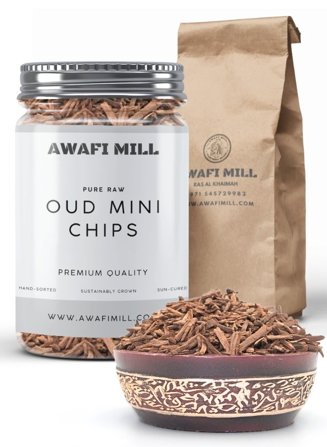 AWAFI MILL Oud Mini Chips | Natural Agarwood | Long-Lasting Fragrance - Image 1
