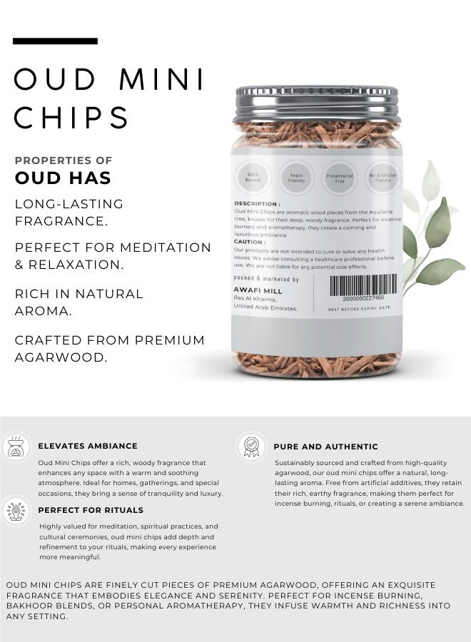 AWAFI MILL Oud Mini Chips | Natural Agarwood | Long-Lasting Fragrance - Image 2