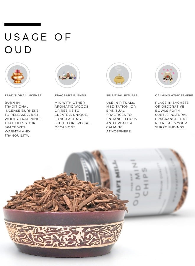 AWAFI MILL Oud Mini Chips | Natural Agarwood | Long-Lasting Fragrance - Image 3
