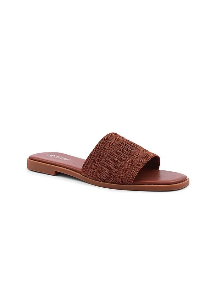 كابلي Cuple Textured Flat Slides