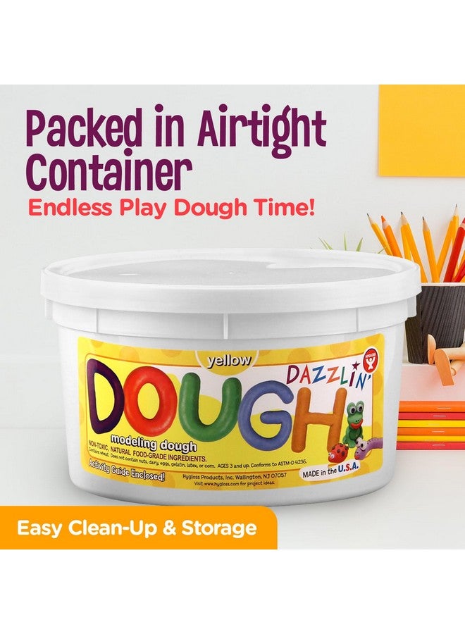 Hygloss Play Modeling Dough - Yellow Dough Scented - Safe & Non-Toxic for Kids Arts & Crafts - Party Favors - Classroom Supplies - 3lb - Image 3
