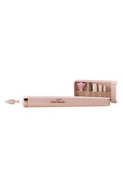 SYOSI Flawless Salon Nails Kit with Led Light, Electronic Nail File and Full Manicure and Pedicure Tool, Precision Control, Rechargeable and Cordless, Safety, Different Modes  - Image 1