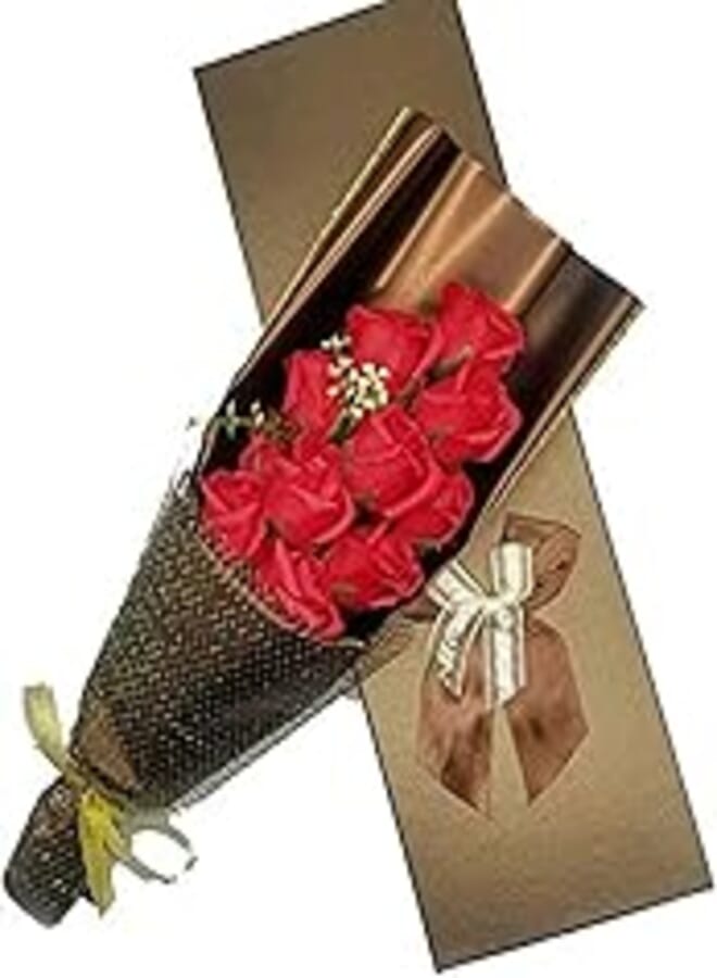 Artificial Flowers for Valentine's Day - Red