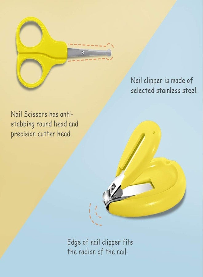 Miracle moms Baby, Infant and Toddler Grooming Nail Cutter Kit with Scissors/Baby Nail Clipper Safety Cutter & Manicure Pedicure Care Kit (Set of 4 Tools) (Yellow) - Image 4