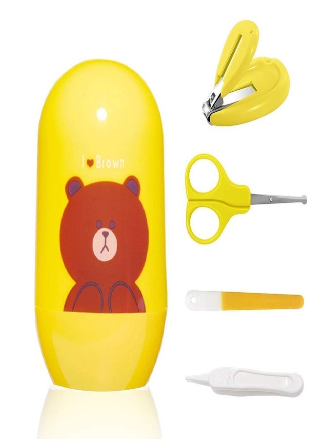 Miracle moms Baby, Infant and Toddler Grooming Nail Cutter Kit with Scissors/Baby Nail Clipper Safety Cutter & Manicure Pedicure Care Kit (Set of 4 Tools) (Yellow) - Image 2