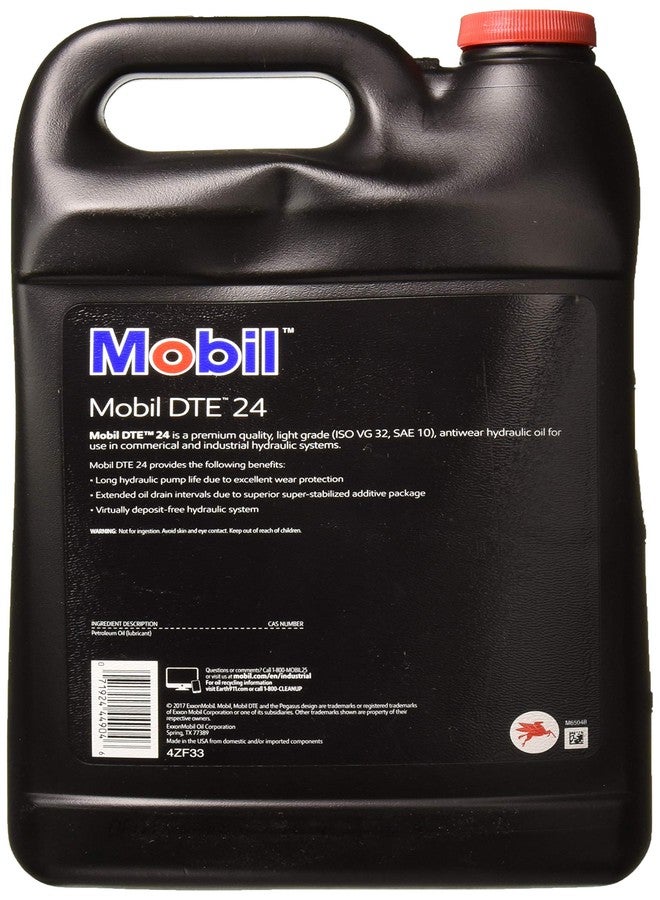 Mobil زيت هيدروليكي خفيف Mobil DTE 24، 1 جالون - Image 2