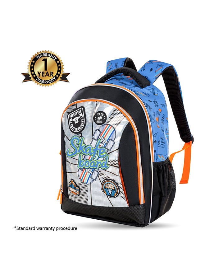 Eazy Kids - Personalized 17" Set of 3 Backpack w/Lunch Bag and Pencil Case - Skate Board - Image 4