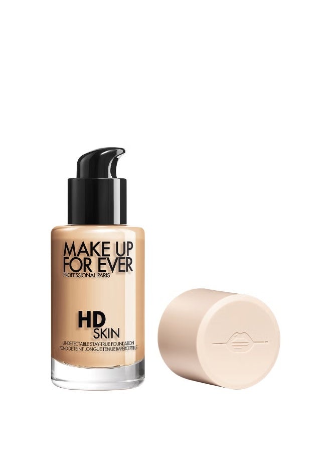 MAKE UP FOR EVER HD Skin Foundation 30ml- 1Y08 Warm Porcelain - Image 3