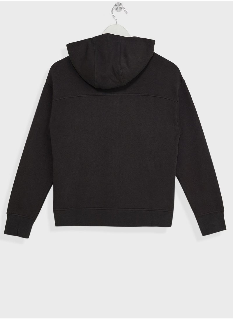 MANGO - Kids Essential Zip Through Hoodie - Image 1
