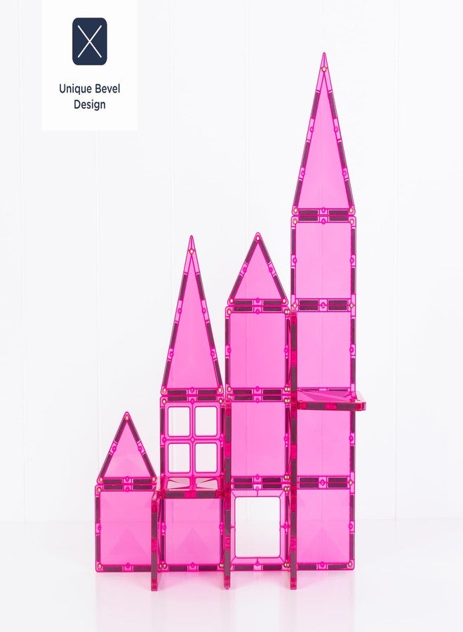 CONNETIX Magnetic Tiles Charity Edition Pink Pack, 20 Pieces - Image 4