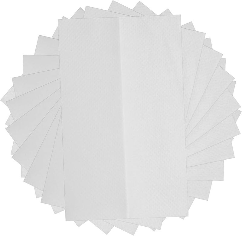 مناشف ضيوف بيضاء قابلة للتخلص 200 قطعة مناديل ورقية ناعمة ماصة للمطبخ حفل زفاف - Image 1