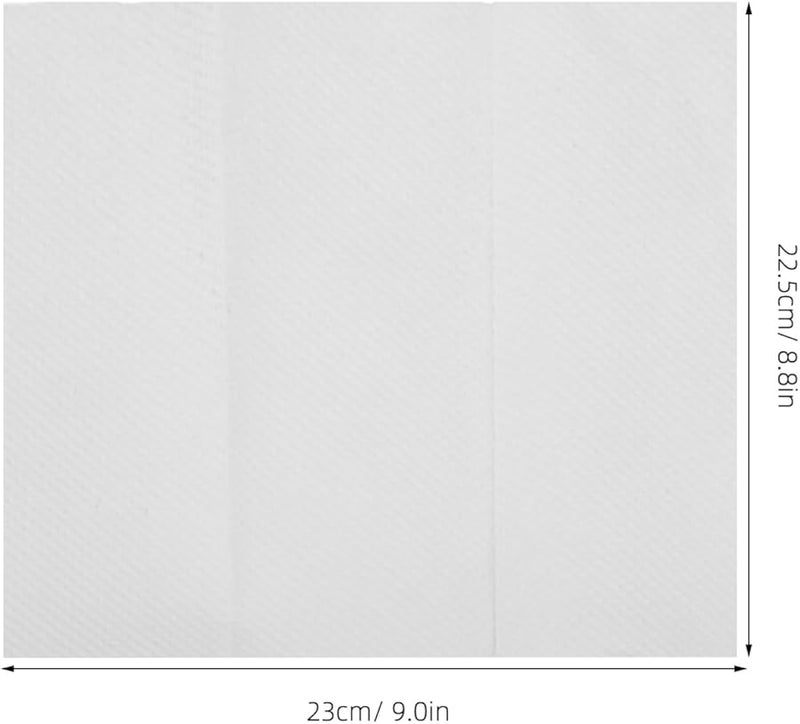 مناشف ضيوف بيضاء قابلة للتخلص 200 قطعة مناديل ورقية ناعمة ماصة للمطبخ حفل زفاف - Image 3