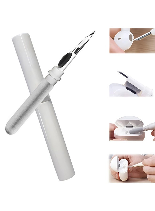 2 Pcs  Airpods Cleaning Kit, Earplug Cleaning Kit For Airpods, Multi Functional Cleaning Tool With Brush, Suitable For Wireless Earphones, Bluetooth Earphones, Camera, And Phone (White) - Image 1