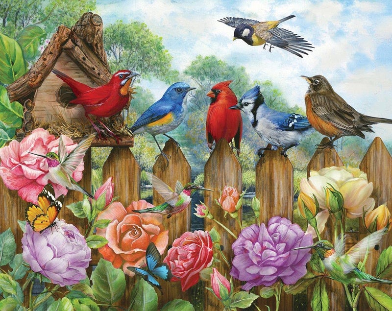 Springboks 500 Piece Jigsaw Puzzle Morning Serenade Made in USA - Image 3