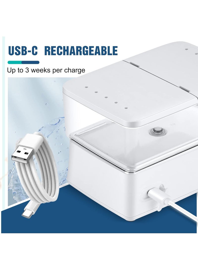 BORTONY Waterfloss Oral Irrigator for Teeth Oral Irrigator with 5 Jets 6 Modes, IPX7 Waterproof Removable USB C Rechargeable Ideal for Home Use when Travelling - Image 3