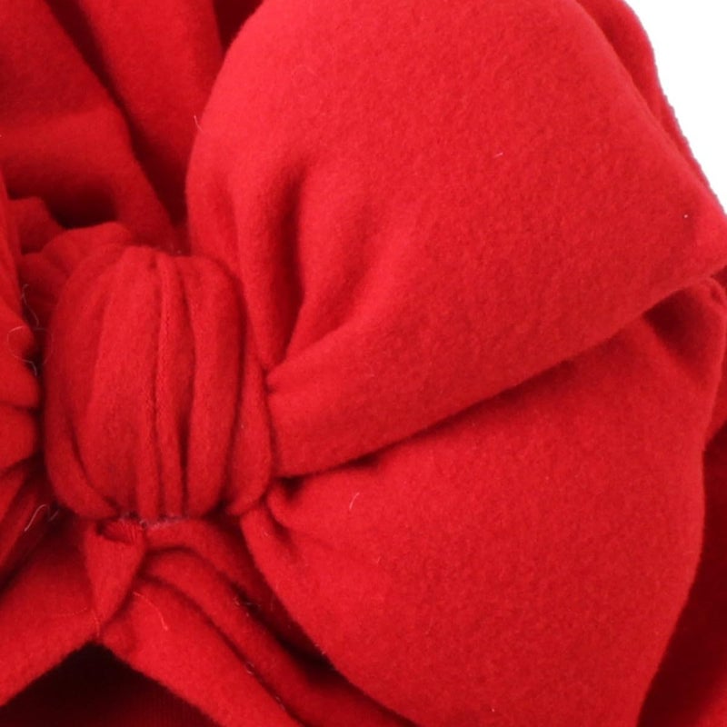 HANABASS Bowknot Hat Cap Red Cotton Headdress for Photography Newborn and Boys Accessories - Image 3
