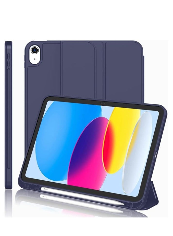 iPad Smart Case for IP 10th 2022 with Auto Sleep and Wake Feature Super Protection with a dedicated place for the pen Suitable for an iPad stand for watching movies  - Image 1