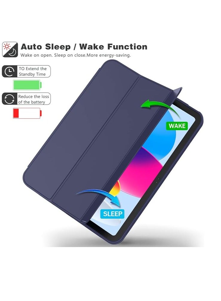 iPad Smart Case for IP 10th 2022 with Auto Sleep and Wake Feature Super Protection with a dedicated place for the pen Suitable for an iPad stand for watching movies  - Image 5