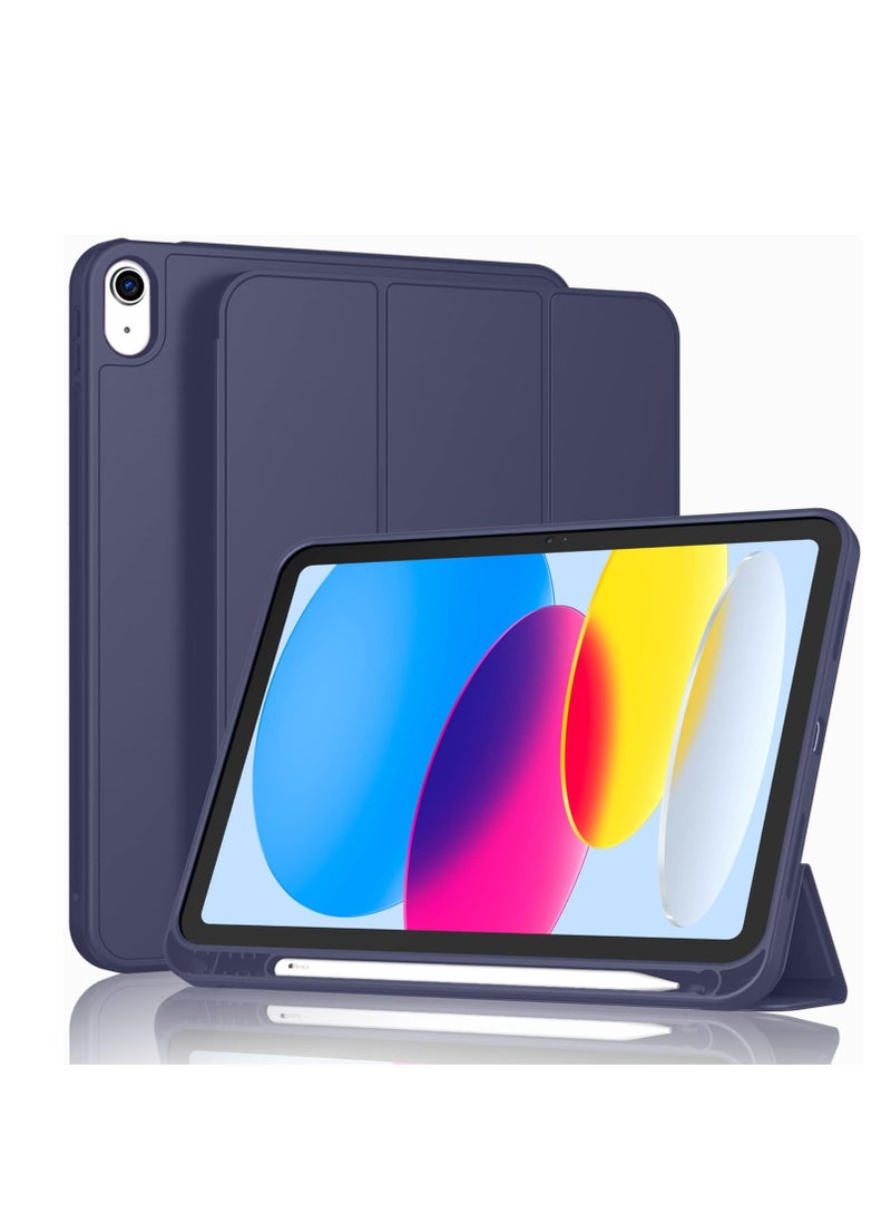 iPad Smart Case for IP 10th 2022 with Auto Sleep and Wake Feature Super Protection with a dedicated place for the pen Suitable for an iPad stand for watching movies  - Image 2