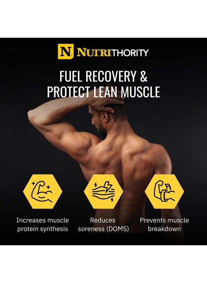 Nutrithority Amino Factor- Instantized 2:1:1 BCAA Supplement to Increase Muscle Protein Synthesis and Speed Recovery… (Gushing Gummy, 30 Servings) - Image 5