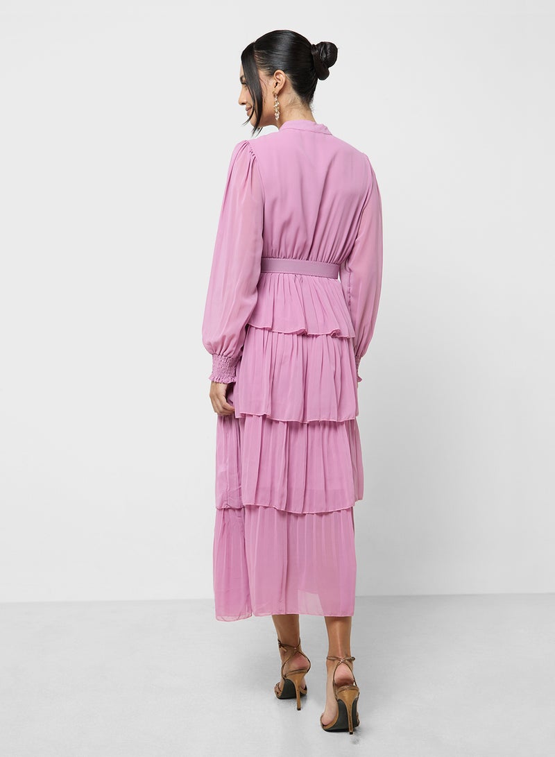 خزانة فستان شيفون متعدد الطبقات - Image 2