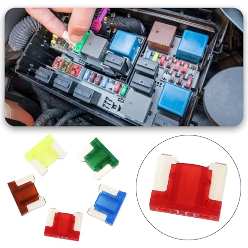 LT Easiyl 50PCS BFLP Car Fuses Blade Fuses 7.5A 10A 15A 20A 30A 58V 11x8.8mm Automotive Fuses Used in Automotive Electrical Fuse Systems - Image 2