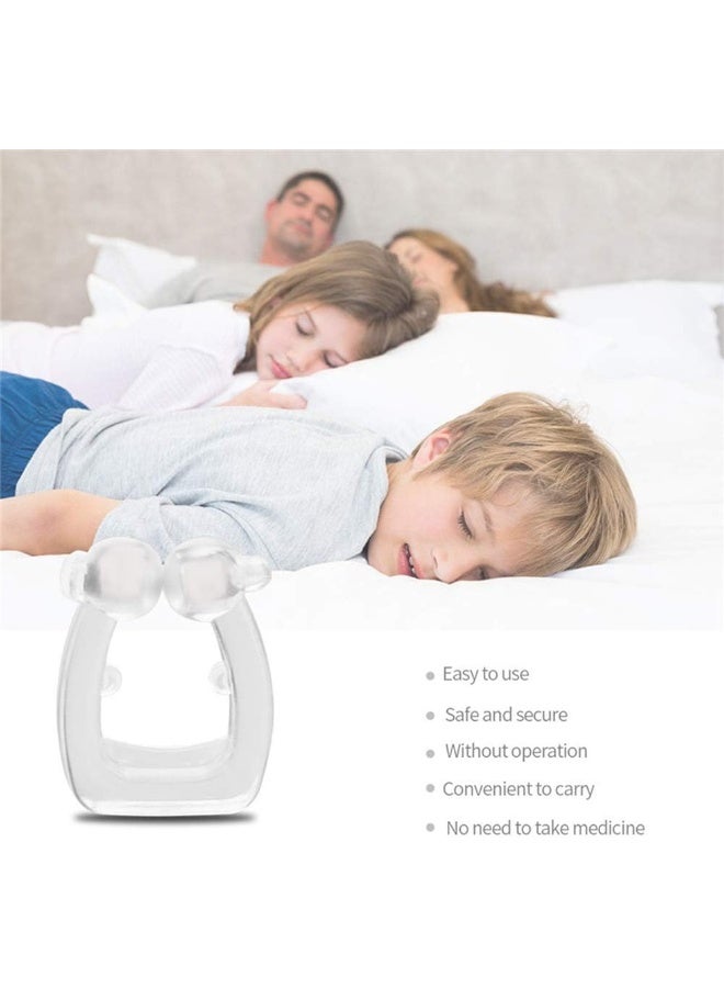 Anti Snore Clip Devices, Relief Snoring Help Sleep, for Men Or Women, Nasal Dilator with Magnets for Effect Intensifying, 4 Sets - Image 5