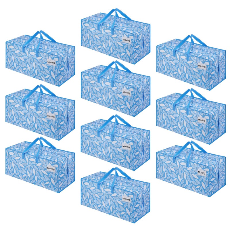 VENO 10 Pack Heavy Duty Moving Bags with Backpack Straps Zippers Handles Extra Large Packing Bags for College Dorm Essentials Moving Supplies Alternative to Cardboard Moving Boxes - Image 2