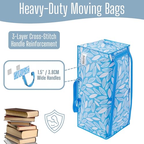 VENO 10 Pack Heavy Duty Moving Bags with Backpack Straps Zippers Handles Extra Large Packing Bags for College Dorm Essentials Moving Supplies Alternative to Cardboard Moving Boxes - Image 3