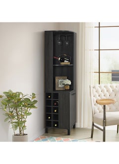 Home Box Urban Corner Tall Bar Cabinet  - Image 1