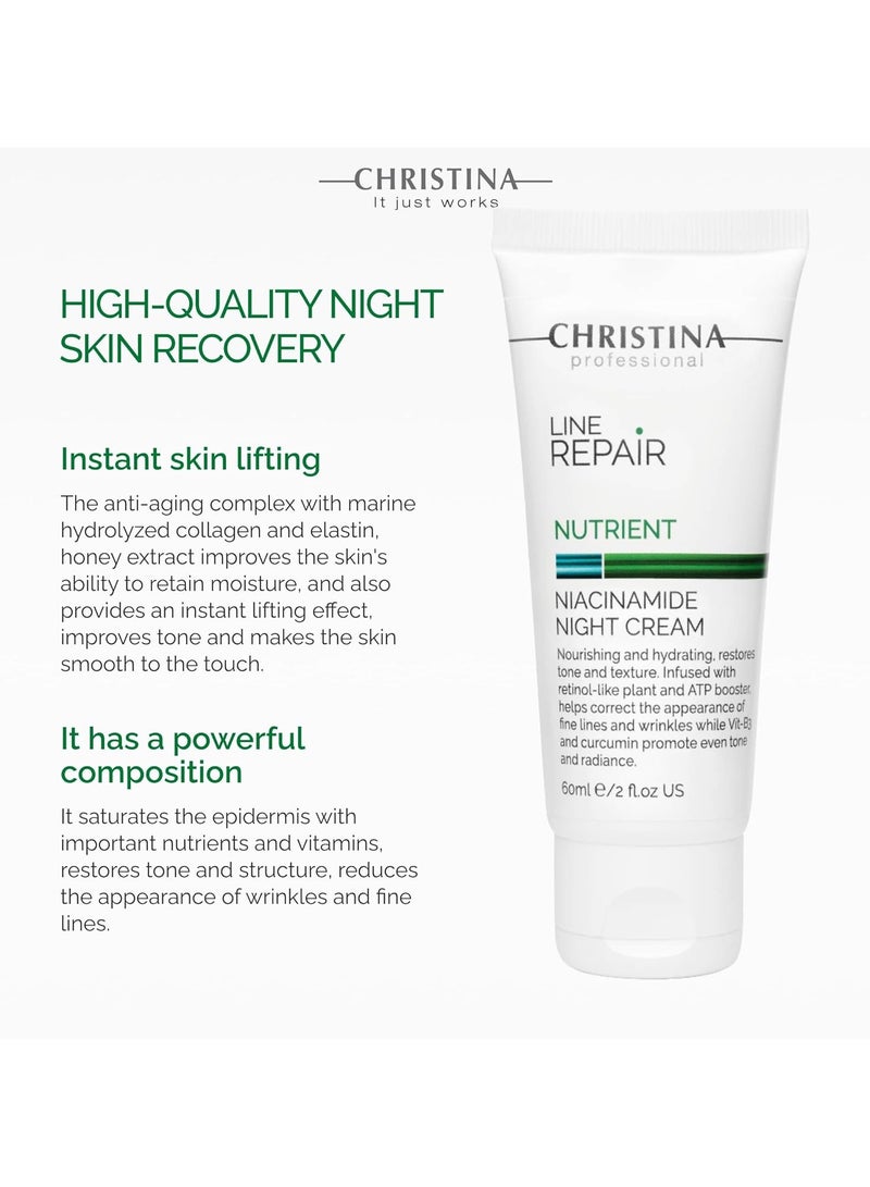 Christina LINE REPAIR | NUTRIENT - NIACINAMIDE NIGHT CREAM 60 ML - Image 5