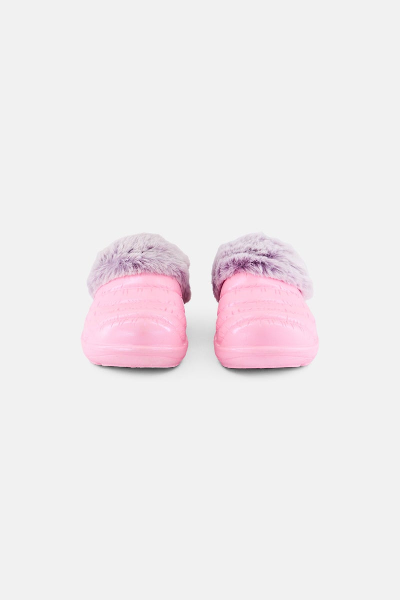 SKECHERS Kids Girl Cozy Camper Slip On Clogs, Pink - Image 2