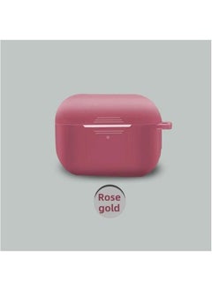 Protective Case For Airpods Pro Apple Third Generation Airpodspro2 Wireless Headset Silicone Case-Color:2447C Rose Gold-Applicable Model:Airpods Pro2 (without Ears, One-piece)