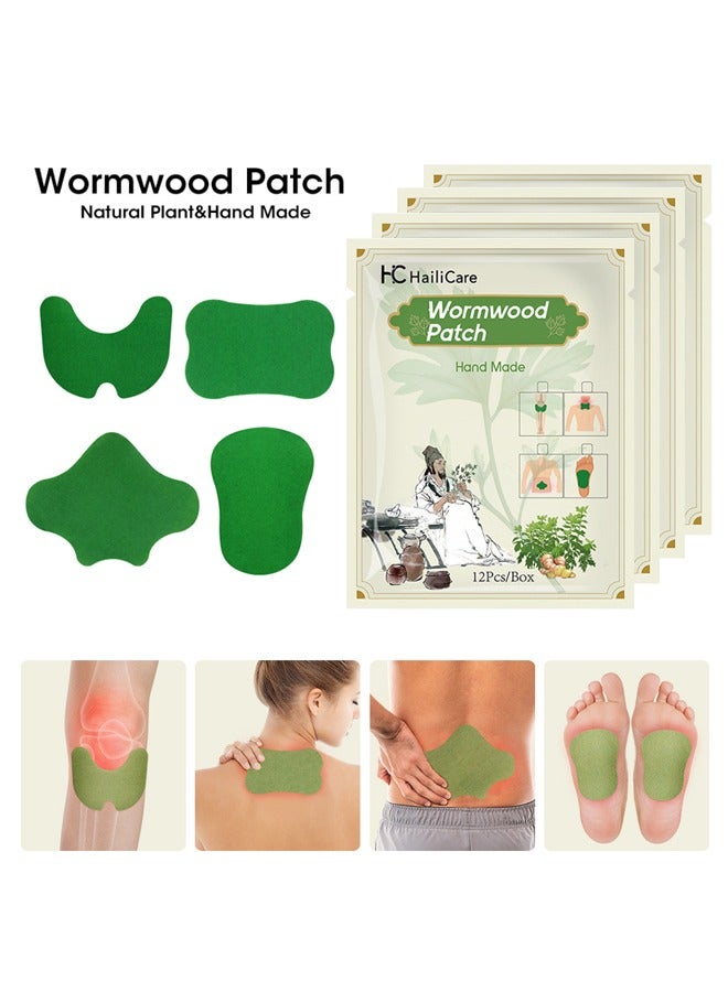 HailiCare 48 Pcs Patches Joints and Muscles Patches,Knee Shoulder Neck Heat Patches, Long-Lasting of Muscle and Joint Pain Herbal Patches Combo - Image 1