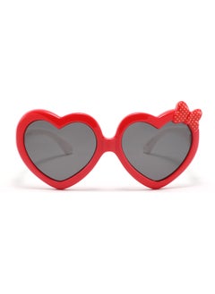 XPI CandyHeart – Cherry Red Kids Sunglasses - Polarized - 100% UV Protection  - Image 2