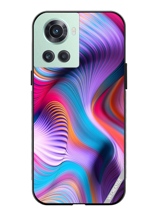VR CREATIVE Protective Case Cover For OnePlus 10R Modern Abstract Design Multicolour - Image 1