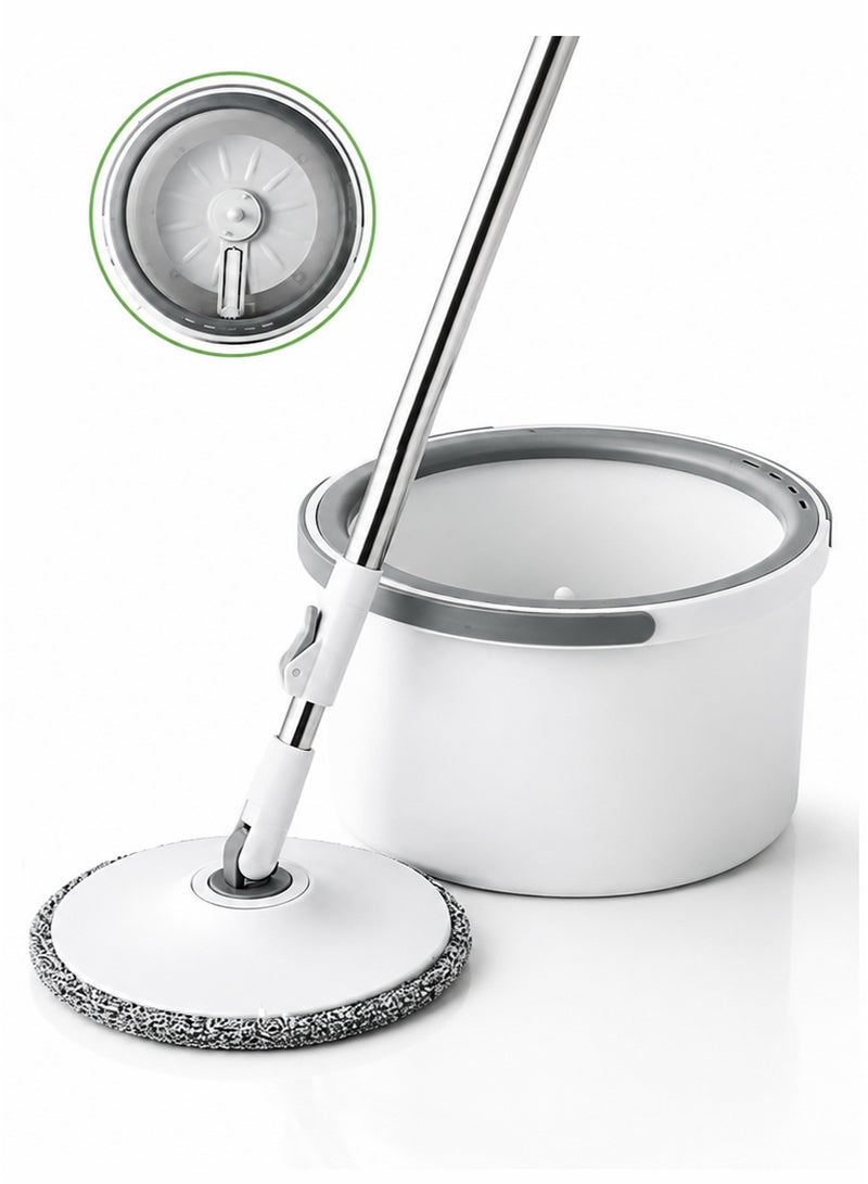 Smart Kitchen Hand-Free Spin Mop and Cleaning Bucket | Water Separation System | 360° Rotating Head with Microfiber Pad | Suitable for All Floor Types - Image 3