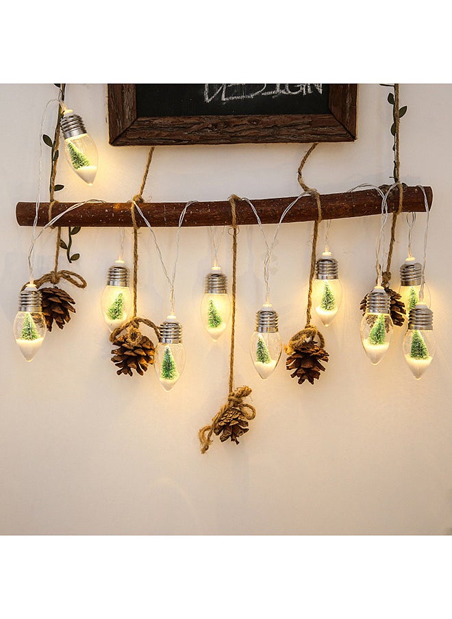 Generic Wish Bottle Tree String Light Battery Box Warm White Decorative Lamp Girl Heart Photo Props  - Image 2