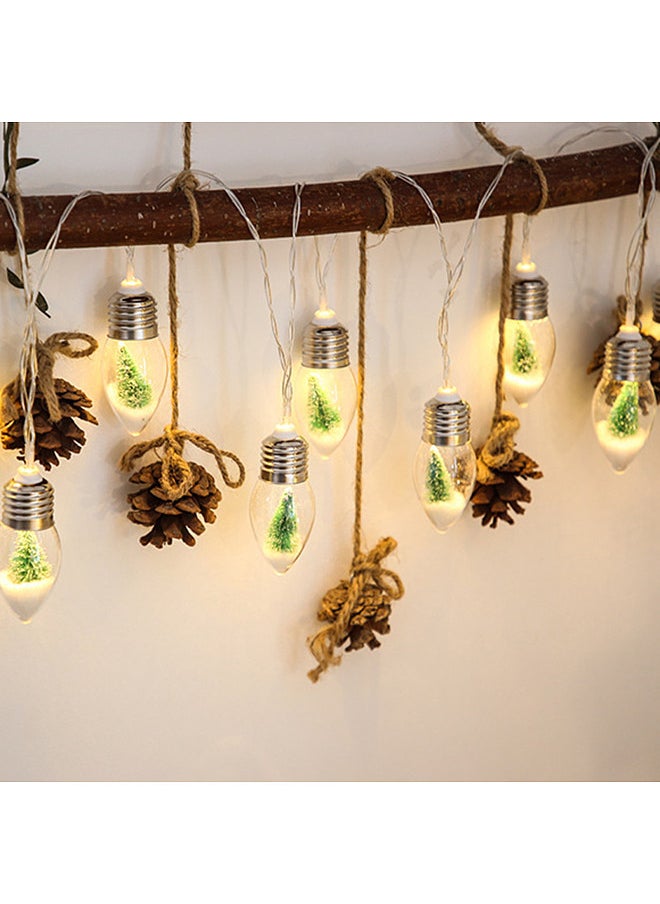 Generic Wish Bottle Tree String Light Battery Box Warm White Decorative Lamp Girl Heart Photo Props  - Image 3