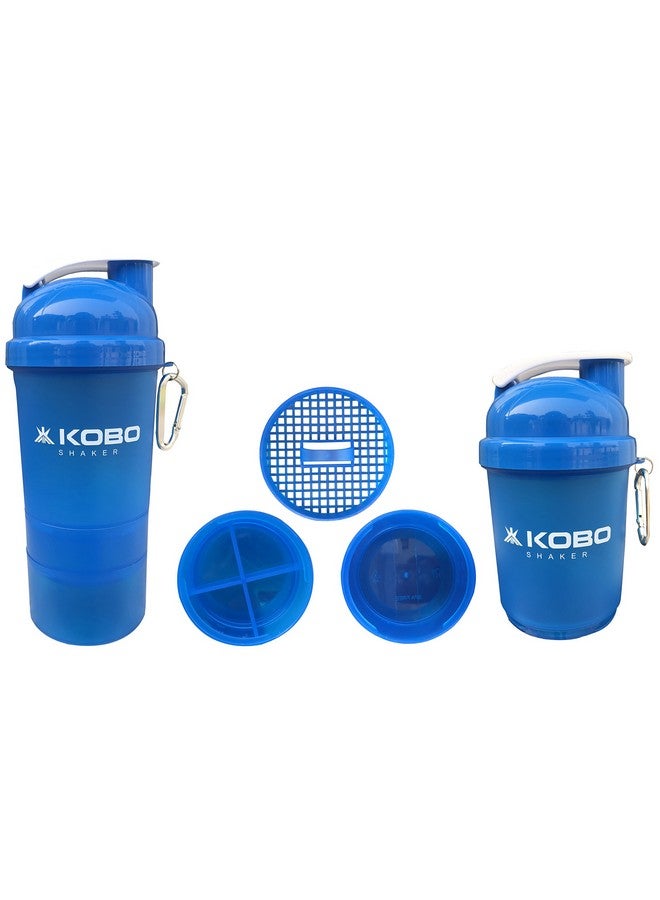 Kobo Kobo Shaker Sipper Bottle 400 ml with 2 Compartment (Imported)  - Image 1